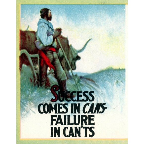 1880's Victorian Ink Blotter Kenneth Keer Farmer & Oxen-Antique! - Picture 1 of 3